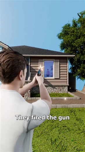 Her Bra Deflected A Bullet 😱 #animation #real