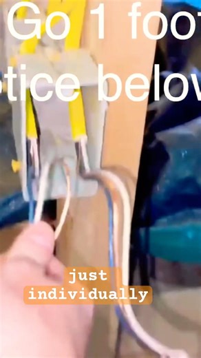 Showing good way to put a lot of wire in a little outlet box #ytshorts #electrical #outlet #wiring