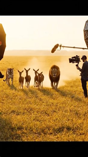 Tiger vs Deer Funny Shoot Behind The Scenes