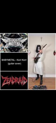 BABYMETAL - Kon! Kon! (guitar cover) #MoreViewsPlease #OverTheTop #AtMyBest #BABYMETAL #IBANEZGUITARS