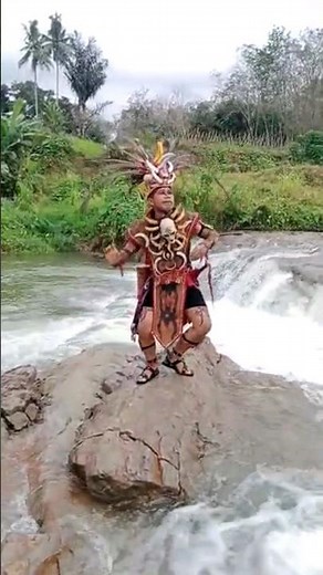 Tradisi Dayak - A Dayak Tradition And Attraction #dayakborneo #dayak #feedshorts #tradisidayak