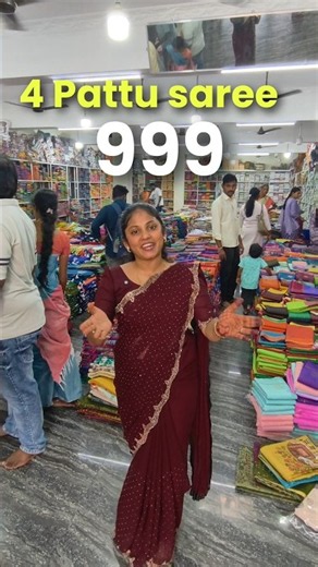 🔥 4 பட்டு சேலை 999 மட்டுமே ‼️