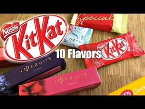 Tasting 10 Flavors of Japanese KitKats