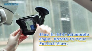 Windshield Suction Mount for Backup Camera Monitor - Heavy-Duty 5kg Load Capacity, Metal Construction, 360° Adjustable Ball Head, No Drill Easy Install for Car/RV/Truck