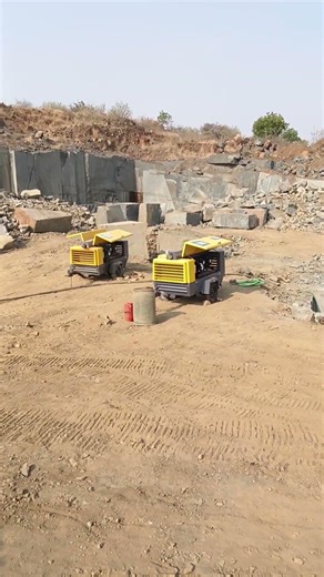 Start New Atlas 197 compressor at granite mines | granite quarry