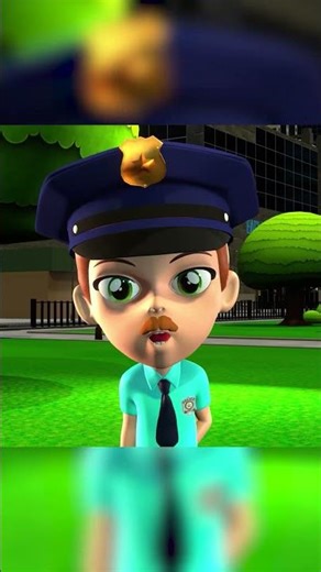 Baby Police Officer Song | Lights Kids 3D