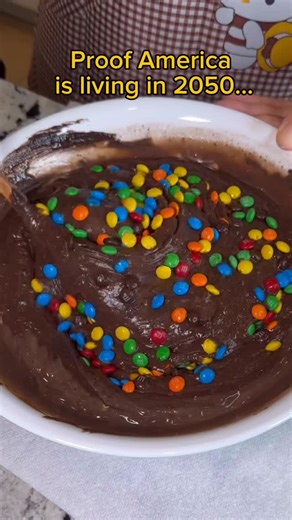 Kim&Liz on Instagram: "Proof America is living in 2050… #food #eating #dessert #recipe #chocolate #cake"