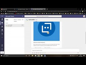 Connect Azure Bot with Microsoft Teams Channel