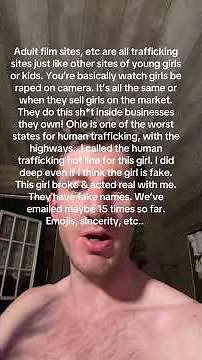 When you’re watching adult site videos & whacking off, it’s women being raped on camera basically￼
