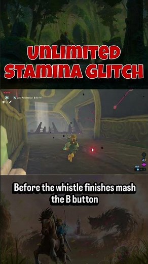 Run Without Stamina in Breath of the Wild | How to Whistle Sprint