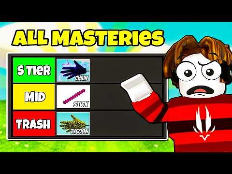 I Ranked All Glove Masteries in Slap Battles! | Roblox