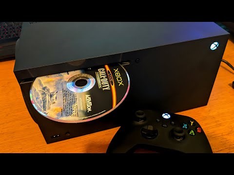 Putting Original Xbox Game Into Xbox Series X