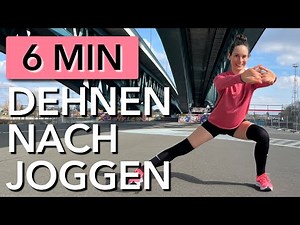 6 MIN DEHNEN NACH DEM JOGGEN - COOL DOWN FÜR LÄUFER