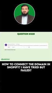 How to connect domain in shopify?