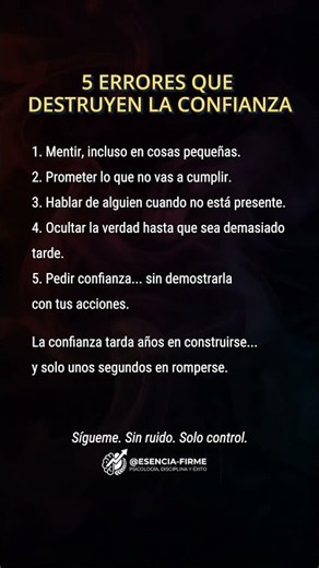 5 errores que destruyen la confianza | Relaciones & Inteligencia emocional