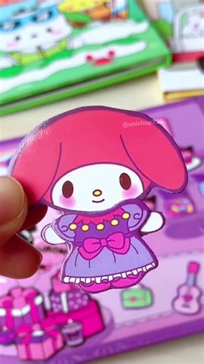 Magnetic Quiet Book Featuring Sanrio Kuromi
