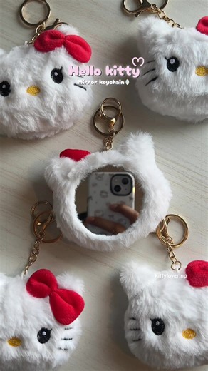 Hello Kitty Mirror Keychains - Adorable and Available Now!