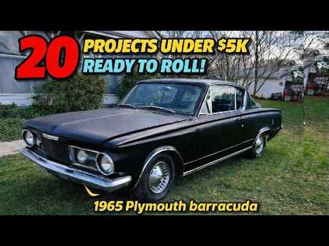 20 Forgotten Cheap Classic Cars $800 - $5k (Some Rare!?) | Still Runs & Drives!