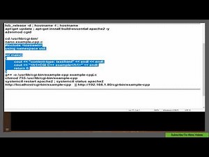 How To Setup Apache To Run C++ as CGI script in Web Browser On Ubuntu 20.04 LTS
