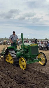 3.6M views · 34K reactions | John Deere tractor with tracks plowing at the Half Century of Progress show in Rantoul Illinois #farmlife #johndeere #farming #farmer #tractor #tractorlife | Someplace or Another | Facebook