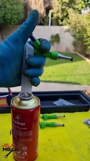 Universal Fuel Injector Flush Cleaner with carb cleaner #shorts