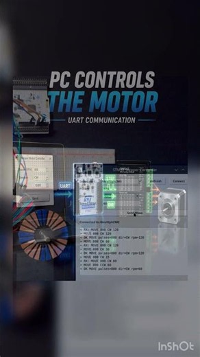 STM32 Stepper Motor Control | NEMA 17 + DM542 + Python GUI