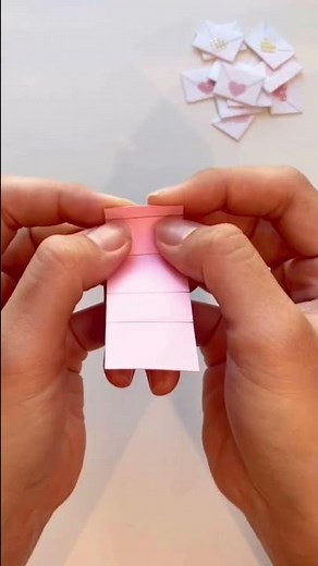 These mini love letters are so cute 🥺 #diygift #asmr #shorts #diy