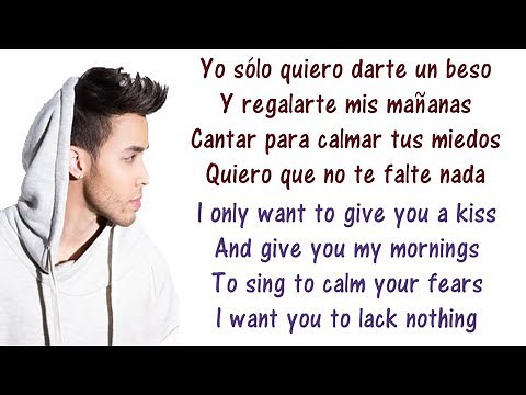 Prince Royce - Darte un Beso - Lyrics English and Spanish - Give you a kiss - Translation & Meaning