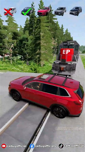 CAR vs TRAIN 🤯 #animation #funny #viralvideo