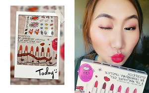 smashbox唇膏套装试色 - 黑五的第二波安利 (smashbox lipstick set swatches)