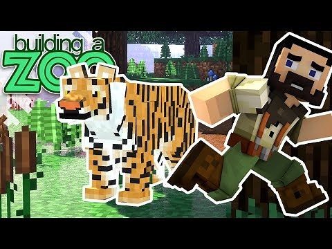 I'm Building A Zoo In Minecraft! - Tiger Exhibit And Contest Winner! - EP21