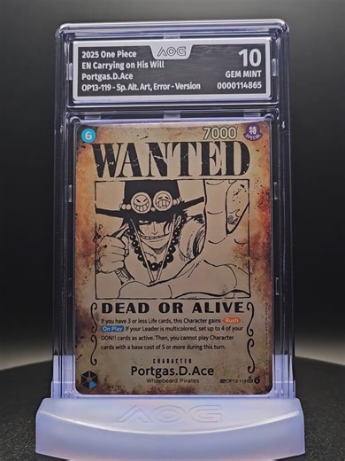 Portgas D. Ace AOG 10 Card Review for One Piece Fans