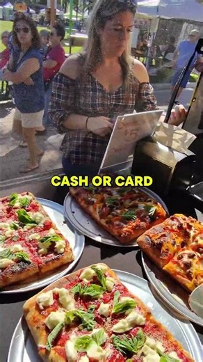 Double Trouble, Pizza Edition 🍕 #pizza #food #farmersmarket