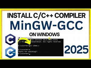 How to install MinGW w64 on Windows 11 [2025 ] | MinGW GNU Compiler | Compiler for C & C++