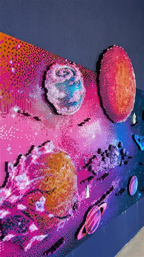 LEGOLAND California Resort on Instagram: "LEGO Galaxy Sneak Peek: Timelapse Edition ⏰ Watch our Master Model Builders bring our newest land to life as they install one of the LEGO murals in Rocket Assembly Bay. This is where you can build and imagination takes flight! LEGO Galaxy and Galacticoaster will officially launch on March 6, 2026 🚀"