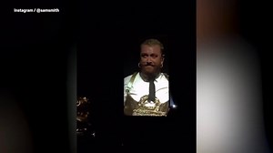 Sam Smith overwhelmed by emotion on-stage after deafening response from crowd