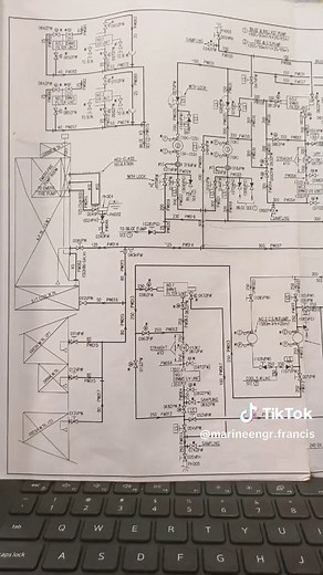 How to trace piping diagrams onboard vessels. #learnontiktok #marineengineering #marineengineeringtiktok #marineengineer #makinista #marinotiktok #pipingdiagram