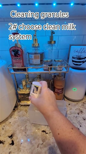 cleaning milk system Jura E8