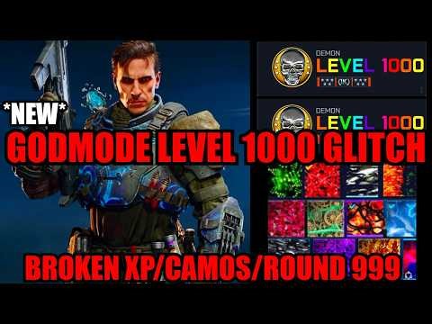 *NEW* SOLO GODMODE LEVEL 1000/ROUND 999 GLITCH! BROKEN XP/CAMOS! BO7 GLITCHES! BO7 ZOMBIES GLITCH!