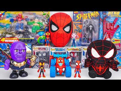 Marvel Spiderman Collection Unboxing Review | Spidey Web Climber | Thanos Dance Hero