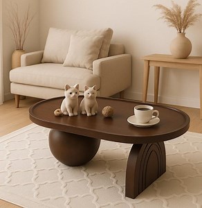 Handmade Walnut Coffee Table – Beech Wood Living Room Centerpiece - Etsy
