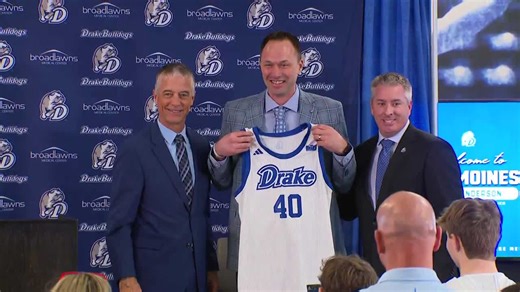 WATCH: Drake introduces Eric Henderson as new men's basketball coach