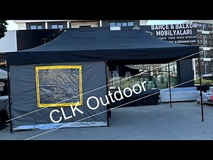 CLK Outdoor 3x6 Gazebo Verendalı Kamp Çadırı Portatif Tente Tanıtım
