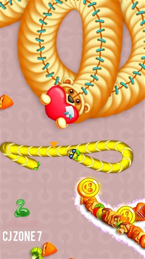 Wormate.io / Worms zone #wormszone #wormateio #snakegame #shortsfeed #funnyvideo #shorts #trending