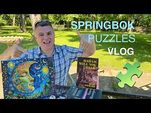 SPRINGBOK PUZZLES (Blue Moon) and Cozy Vintage Book Chat