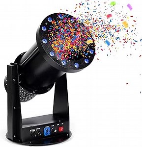 SOKO Professional Confetti Shooter, Cannon with LED Lights, Blower Machine - DMX/Remote Control for Special Events, Concerts, Weddings