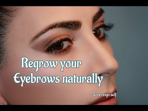 Regrow your eyebrows naturally-432hz AV Subliminal Affirmations