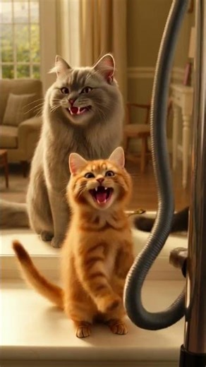 Cats vs Evil Vacuum: Broadway Musical Parody! 😹🎭 #CatVideo #FunnyCats #Cats #CatMusical