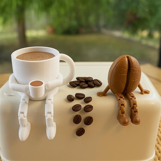 Coffee Lover Gift, Coffee Table Decor, Mini Figurines - Etsy