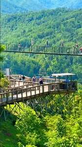 Sky Bridge - Gatlinburg Tenesse #gatlinburg #smokeymountains #skybridge